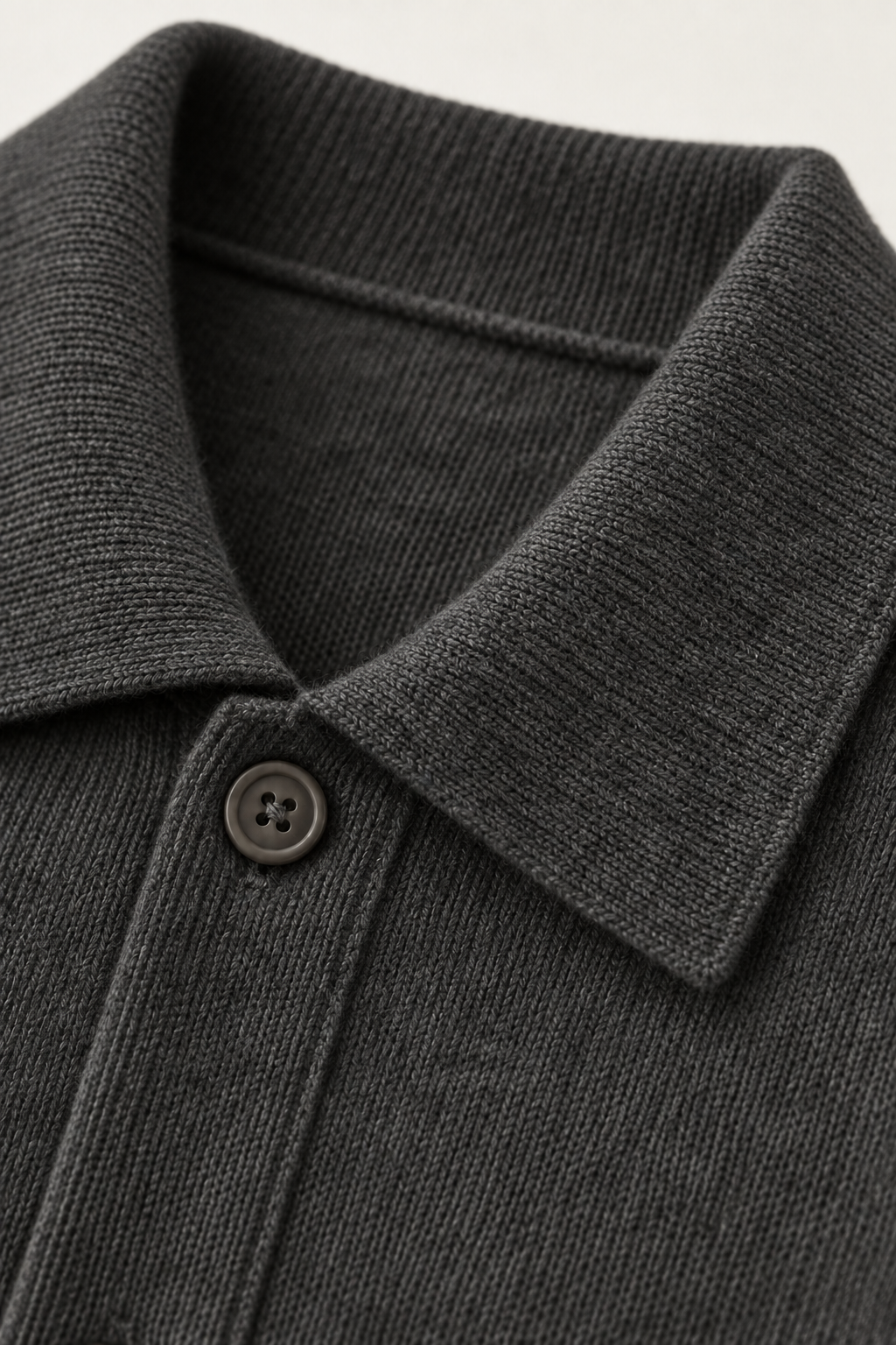 Valmont Button Knit Dark Gray