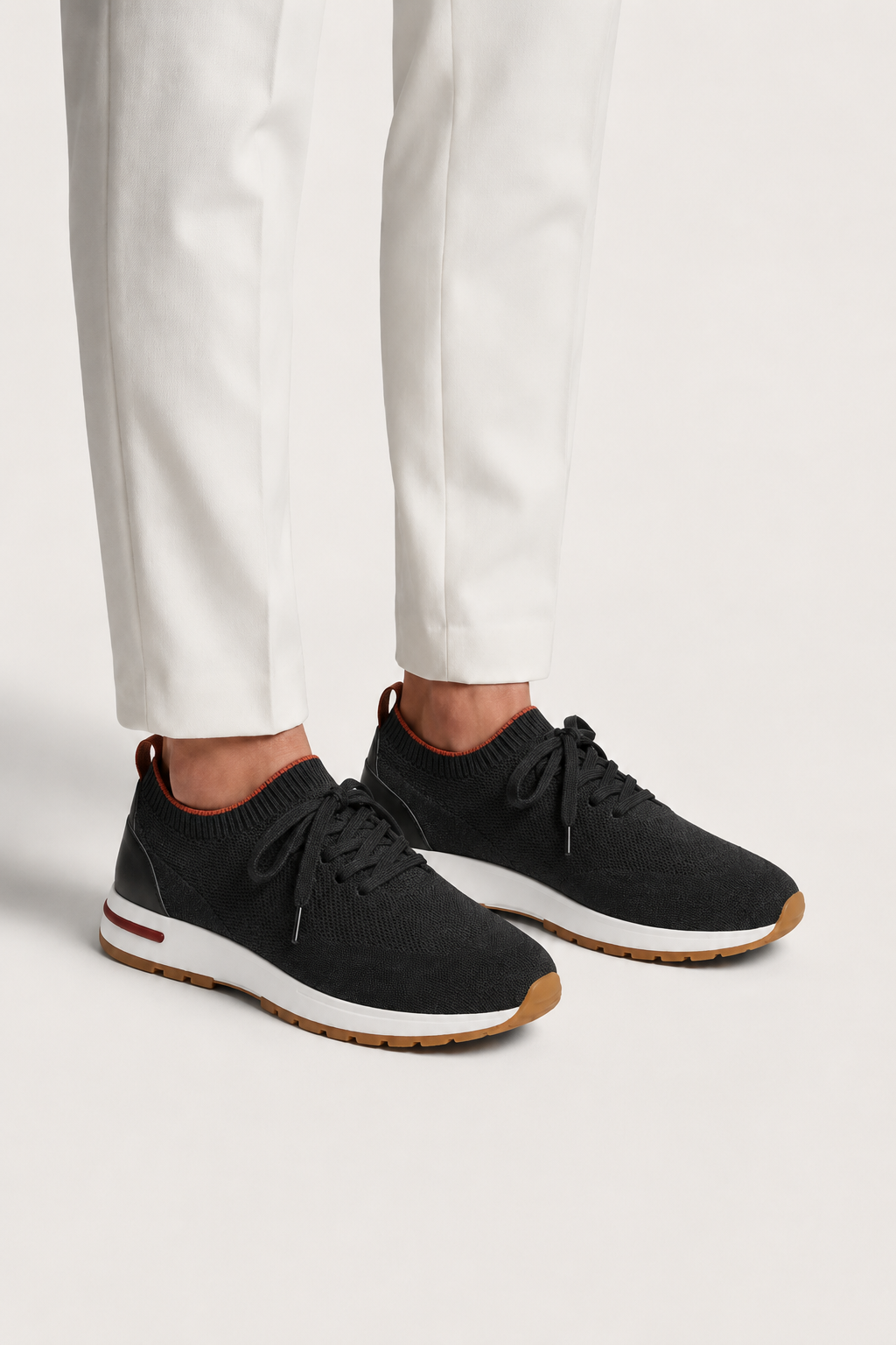 Selano Mesh Slip-On Schwarz
