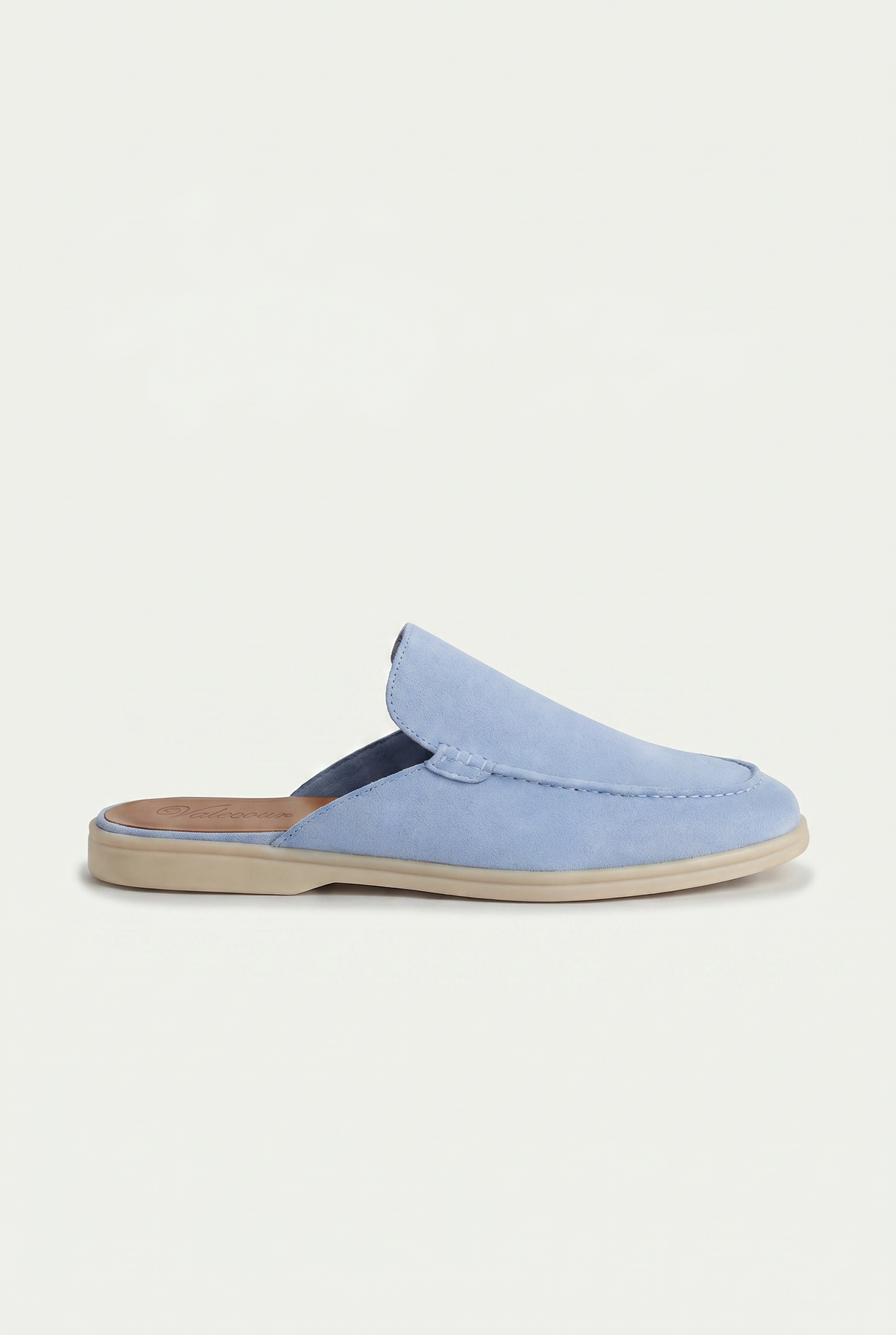Ancestral Suede Mule Light Blue