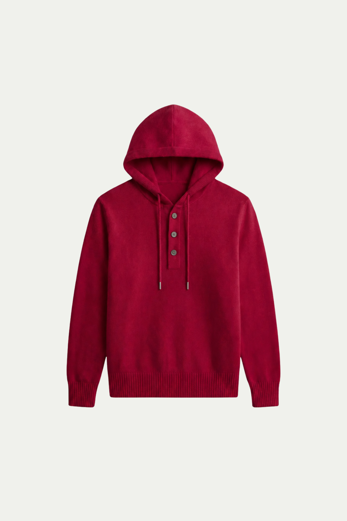 Siena Merino Hoodie Red