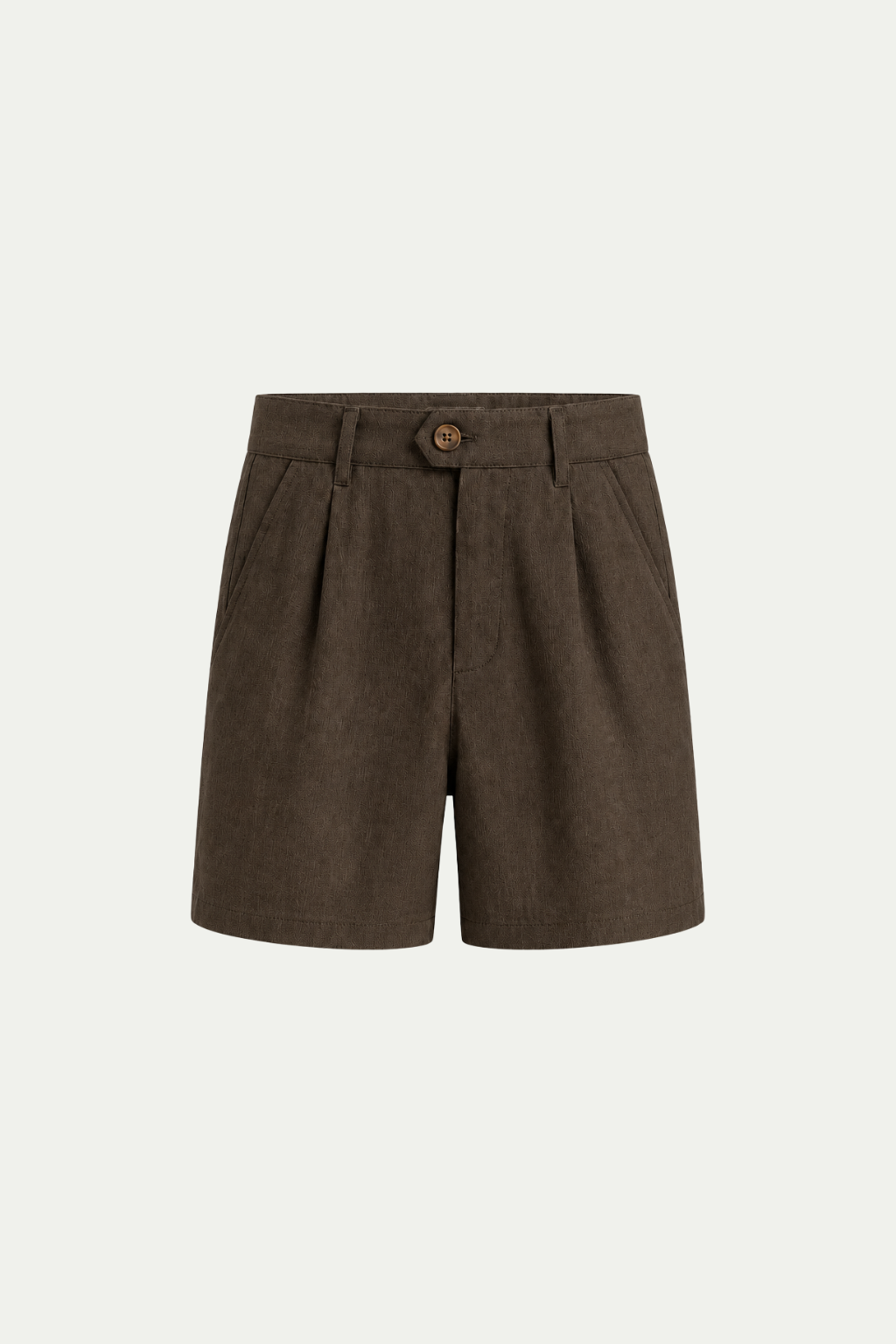 Kaschmir-Baumwoll-Shorts, Kaffee