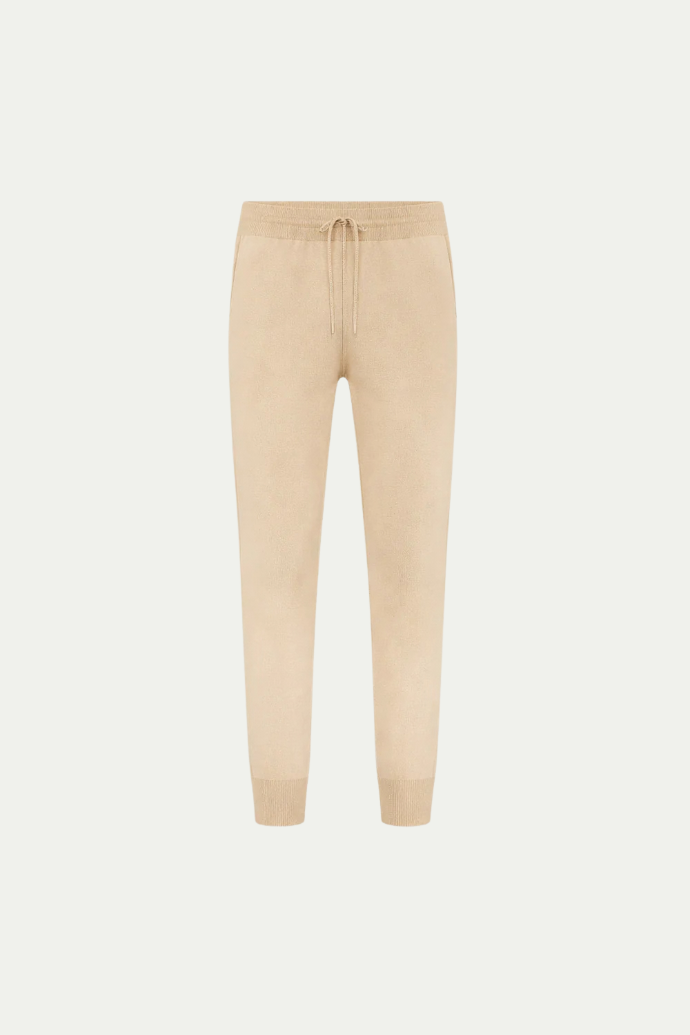 Kontur-Strickjogger Beige
