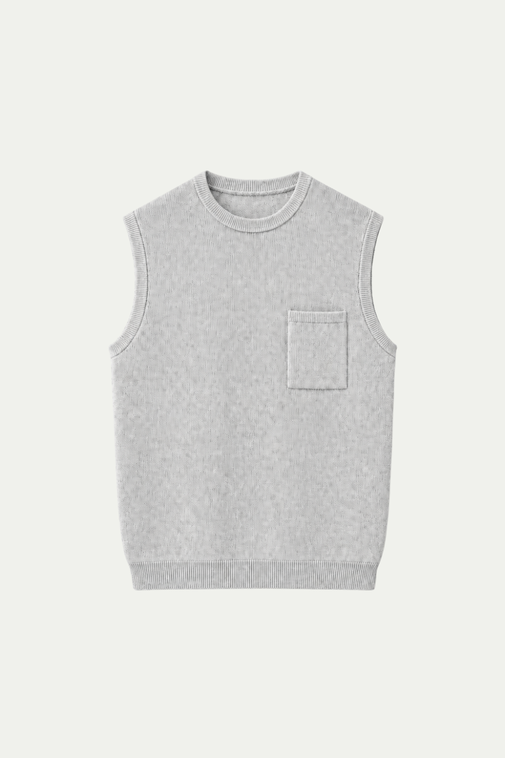 Merino bodywarmer Light Gray