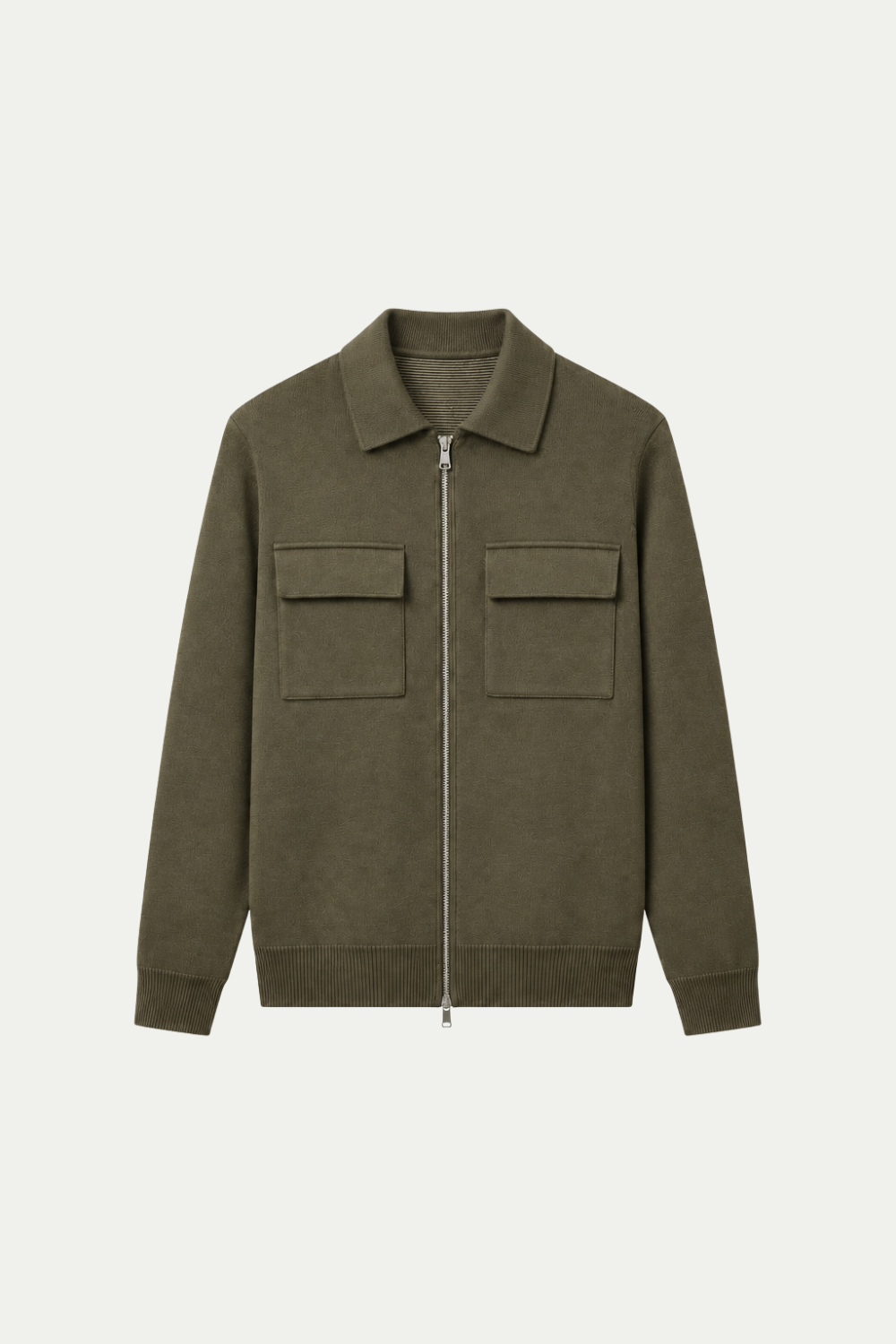 Venturi Merino Cardigan Army Green
