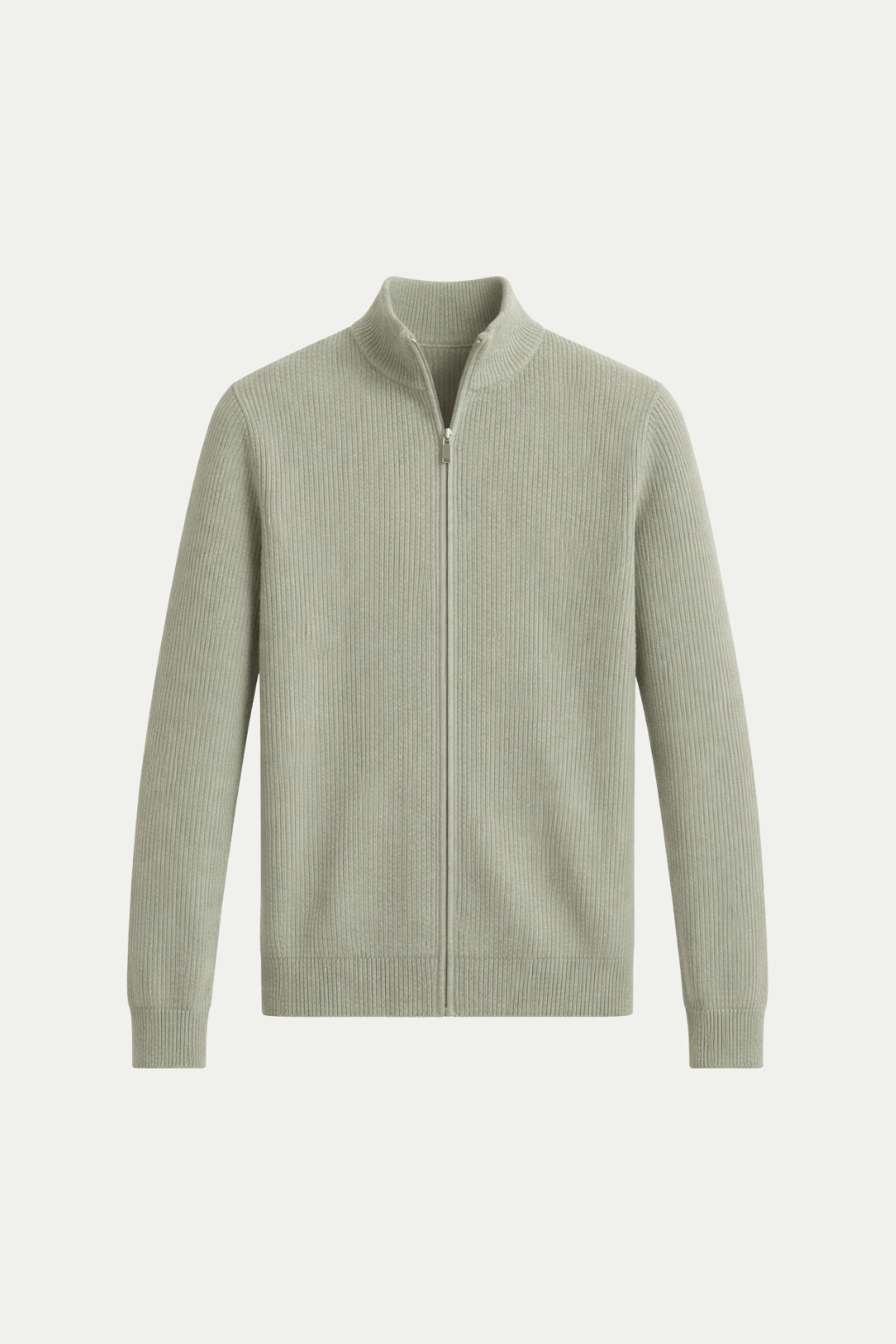Lodève Zip-Strickjacke Grün