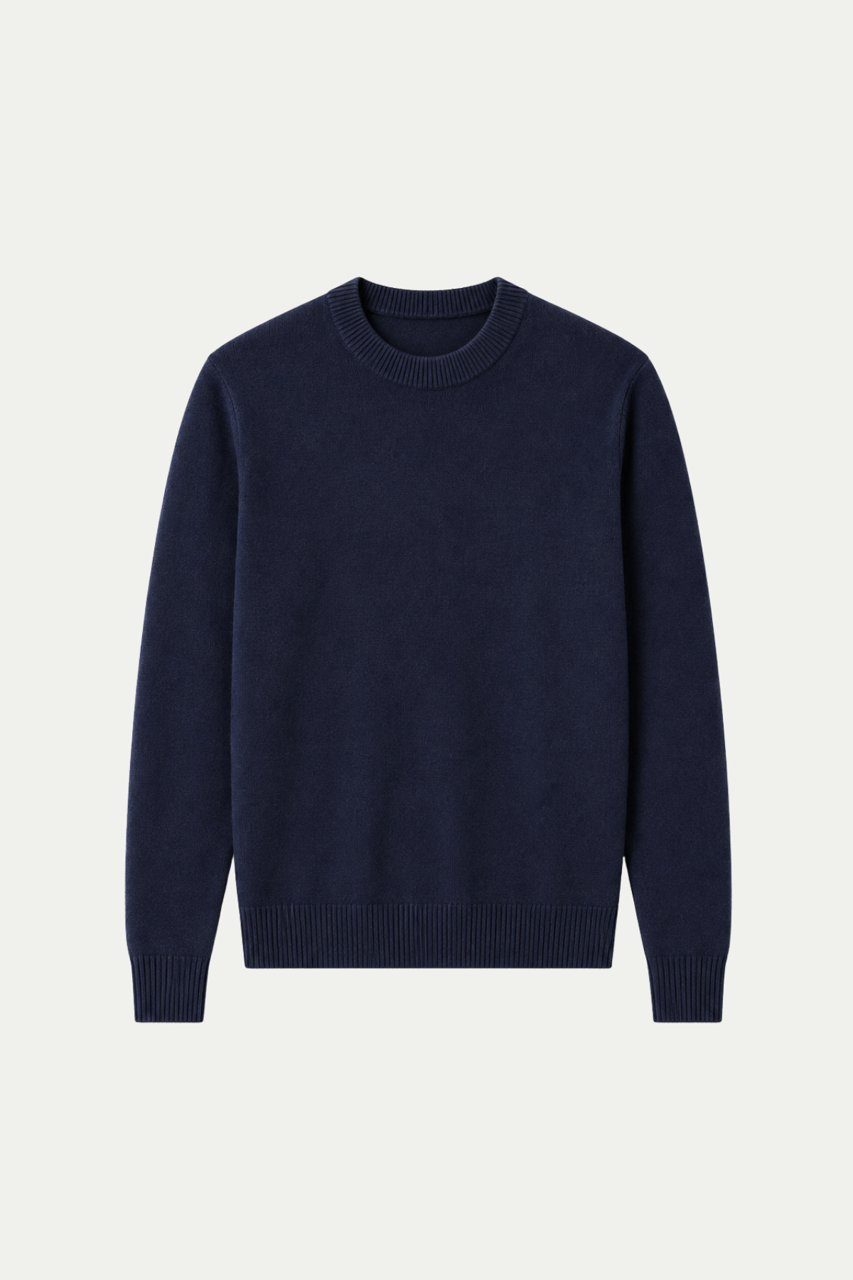 Feinstrick Pullover Marineblau