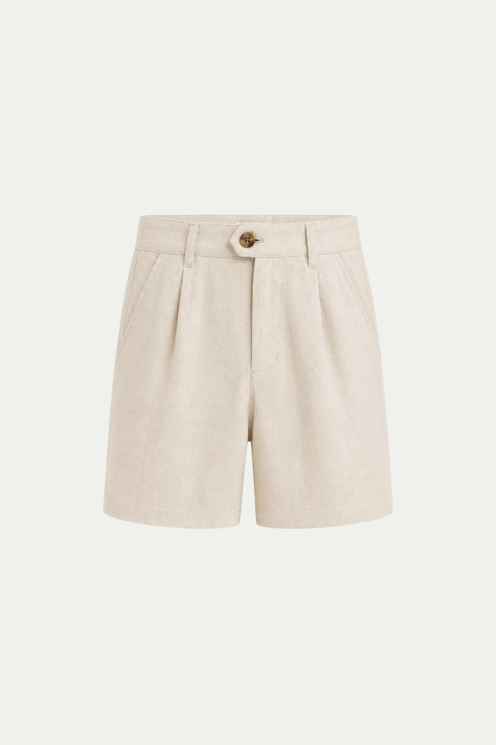 Caspian Baumwollshorts Elfenbein