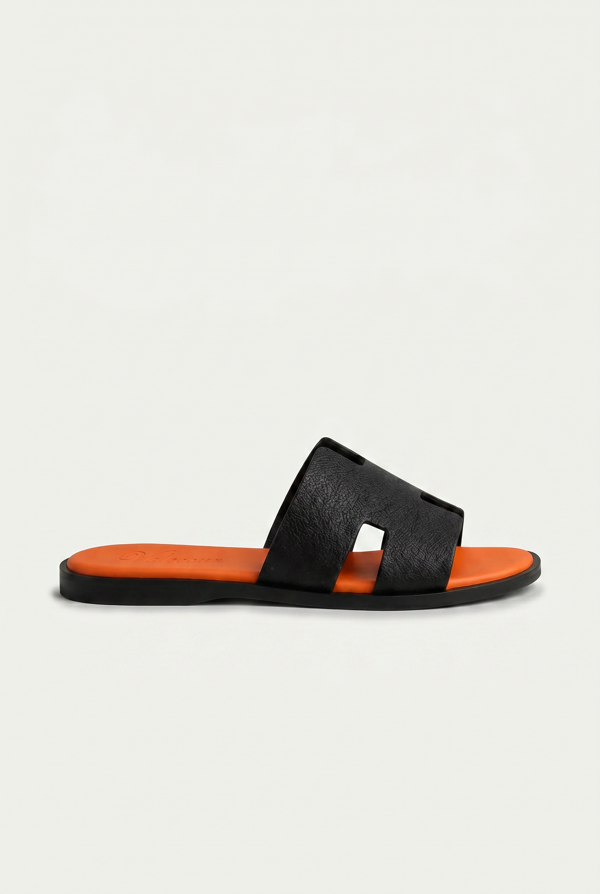 Valero Sandale Orange/Schwarz