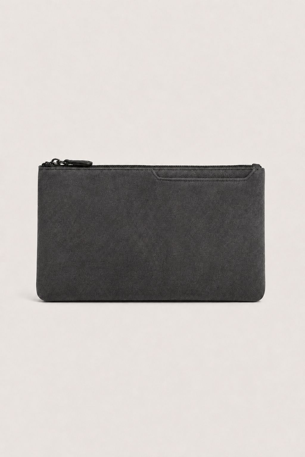 Alcantara Clutchtasche Dunkelgrau