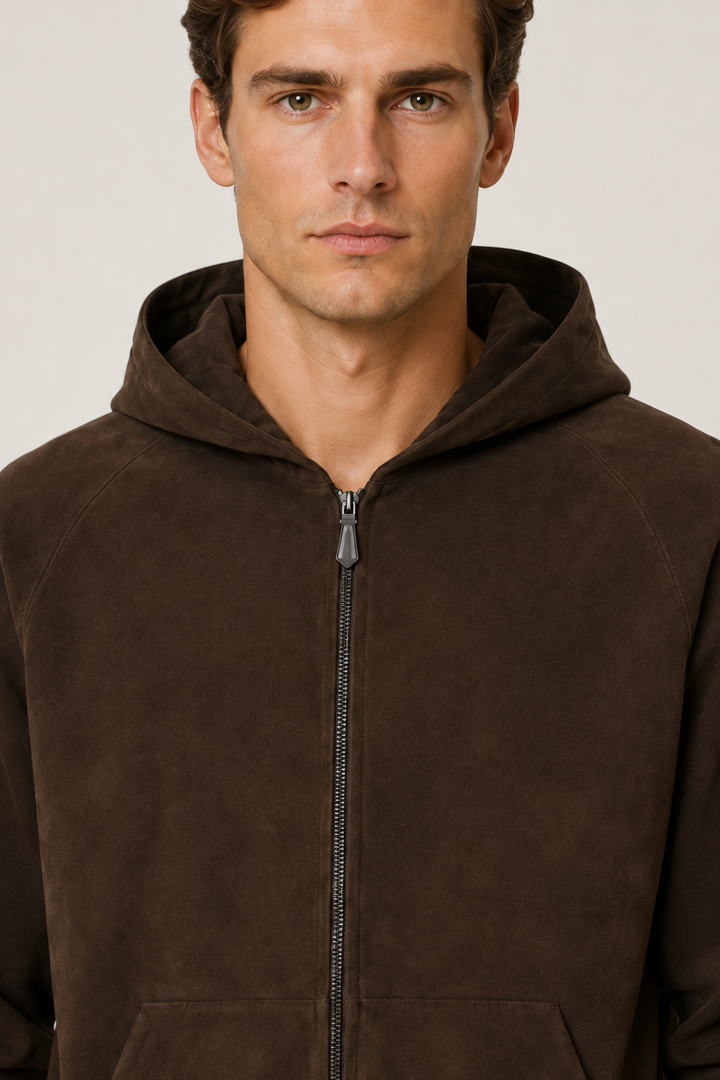 Alfi Kapuzenblouson aus Wolle