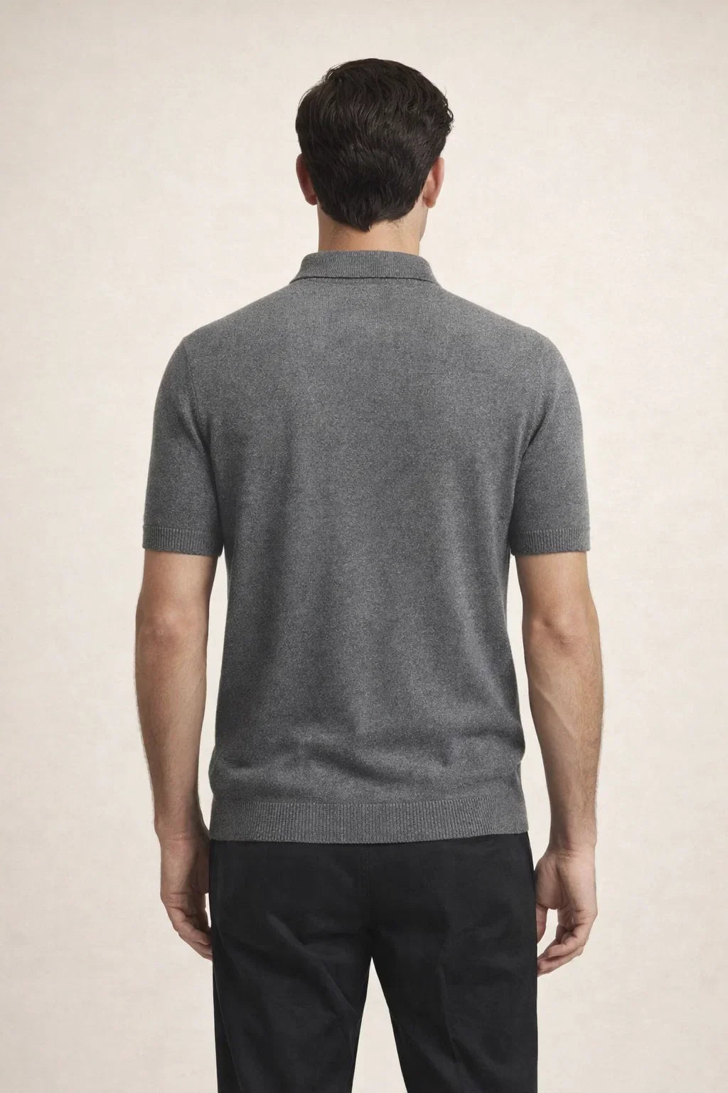 Riviera Frottee-Polo Grau